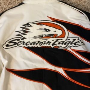 Harley Davidson ladies white / black screaming Eagle jacket. Size Small